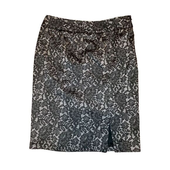 Worthington Lace Pencil Skirt Formal Straight Career Office Professional Work - Picture 2 of 8